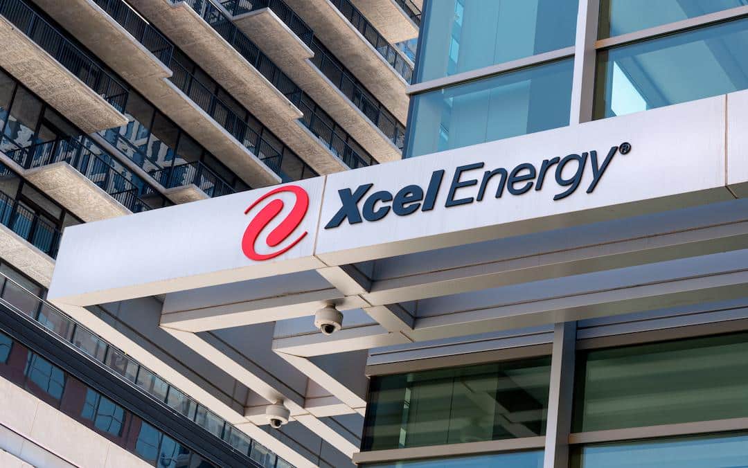 Xcel Logo on Headquarters Building