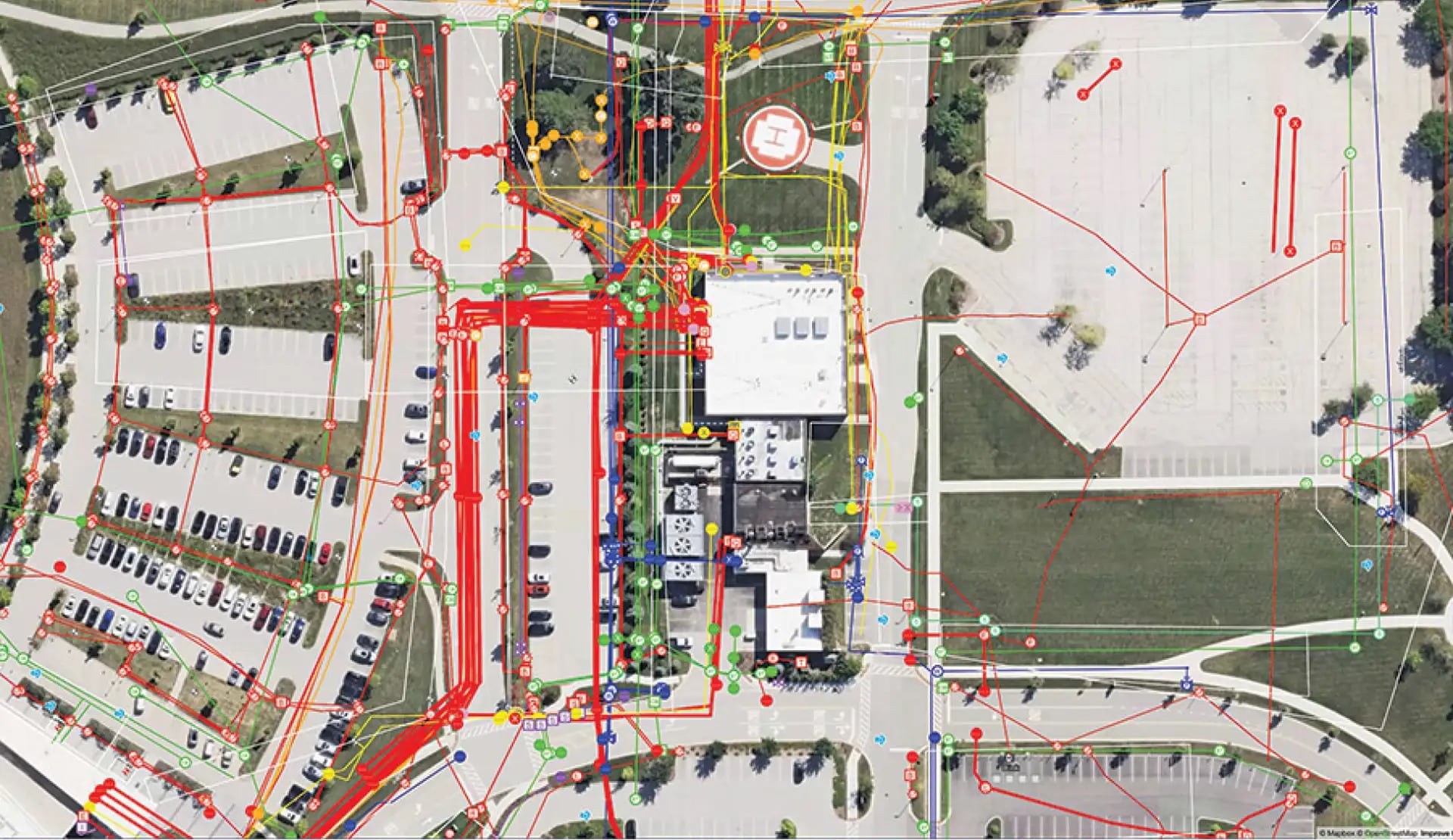 SiteMap Utility Map of a Hospital